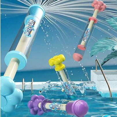 4pcs Pop-Up Firework Water Guns Toys, Suitable For Parties And Outdoor Play, Holiday Gifts