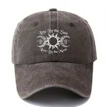Live By The Sun, Love By The Moon Adjustable Baseball Cap – Unisex, Comfortable, Multiple Colors Available - A - View 2