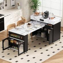 Dining Tables - Black + MDF-1 - View 3