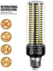 CanLing 20W LED玉米燈泡 E27/E26 嵌入式天花板燈 E14 AC85-265V 5W/7W/9W/12W/15W 適用於居家客廳廚房浴室臥室書房辦公室走廊儲藏室倉庫車庫地下室室內吊燈照明 110V/220V 無閃爍護眼 B22 - (AC85-265V)-LED Corn Light Bulb - 查看 9