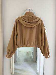 Women's Windbreaker - 卡其色 - 查看 3