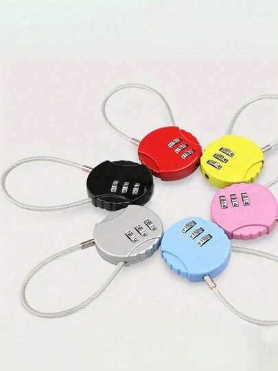 Cadenas à combinaison à 3 chiffres, cadenas à mot de passe en alliage de zinc, cadenas de anti-rouille pour casier, convient pour la salle de sport, l'école, les casiers des employés, les bagages