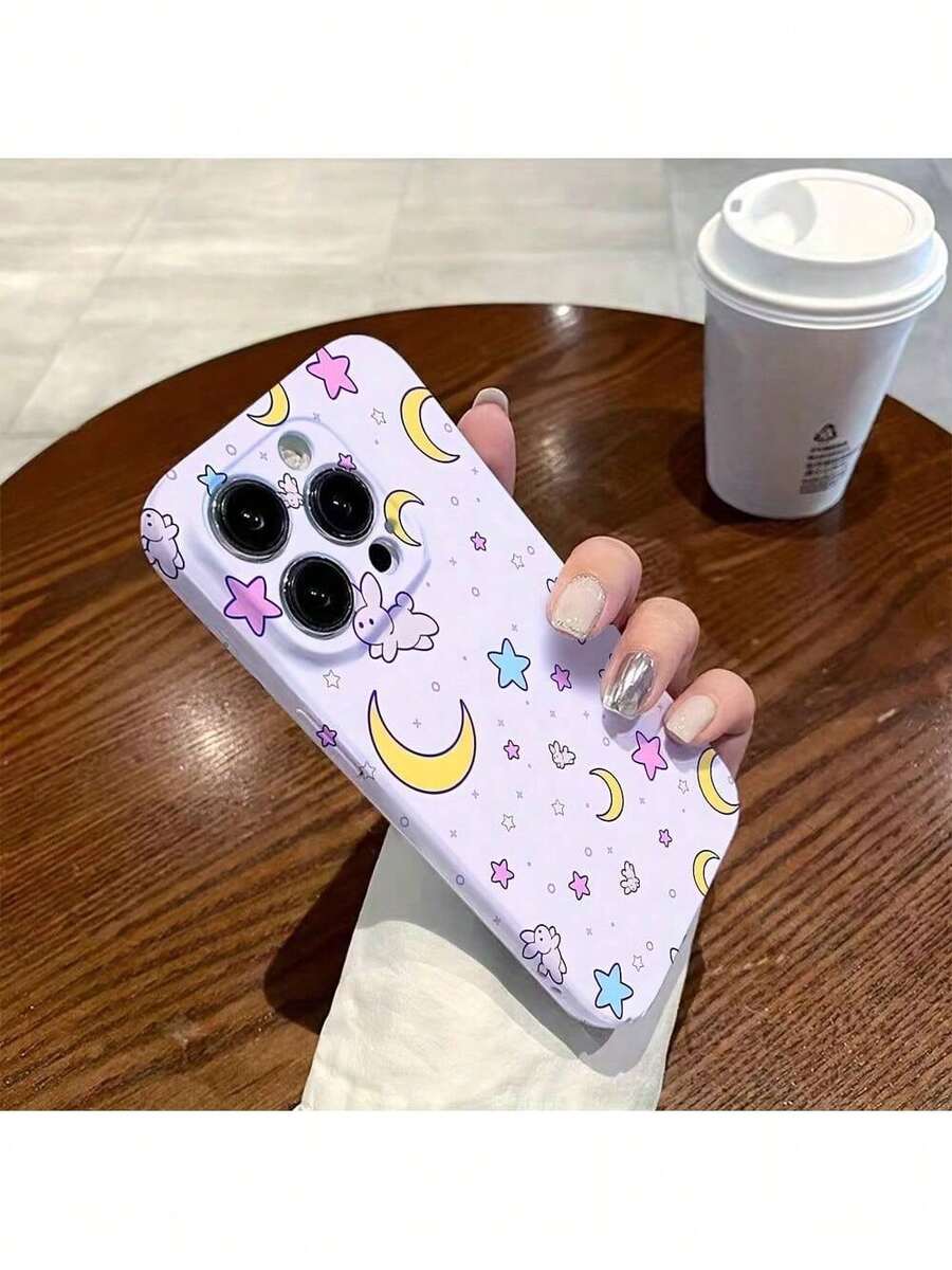 Cartoon S-Sailors Moon Phone Case For IPhone 16 16E 15 14 13 12 11 Mini Pro Max X XR XS Max 8 7 Plus Lens Protection Shockproof Hard PC Back Cover Long Sleeve Tops - 1 cái - Xem 1