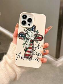 1pc New Hot-Selling Beige Leather Texture TPU Cross & Flower Pattern Shockproof Phone Case Suitable For IPhone 17 Pro Max/17/17 Pro/16 Pro Max/16 Pro/16/15 Pro Max/15 Pro/15 Plus/15/14 Pro Max/14 Pro/14 Plus/14/13 Pro Max/13 Pro/13/12 Pro/12/11/XR And Galaxy S25/A14/A23 5G/A15/A32/A33/A53/S20 FE/S21/S23/S24/S25/S24 Ultra/A71/A55/A36/S21 FE/S24 Plus/S23 Ultra/S25 Ultra, Can Be Used As New Year, Holiday, Ramadan, Couple, Birthday, Family, Girlfriend, Boyfriend Or Self-Use Gift - Multicolor - View 3