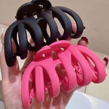 2 Packs/1 Pack, Women's Large Pumpkin Grip Clip, Matte Solid, Super Power Claw, Suitable For Heavy Hairpin, Hair Claw Hair Accessories,Fashion Claw Clips,Elegant Hair Clips,Women Hair Clutch - Multicolor - View 7