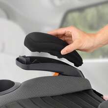 Chicco GoFit Backless Booster Car Seat Without Latch Attachment, Travel Booster Seat for Car, Portable Car Booster Seat for Children 40-110 lbs. | Shark\/Black\/Grey - ColorC - Ver 6