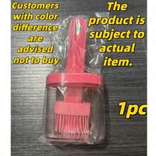 1pcOil Brush For Kitchen BBQ Camping Outdoor Picnic Use, Household Oil Brush For Baking And Cooking, Creative Oil Brush With Oil, Kitchen Accessories, BBQ Accessories, High Temperature Resistant Cooking Kitchen Pancake Household Baking Cooking Oil With Bottle Brush, Holiday Gift For Wife And MotherStyle And Color Randomly Sent] - Oil Brush With Bottle - View 16