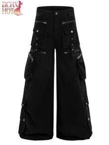 Women Jeans - 黑色 - 查看 9