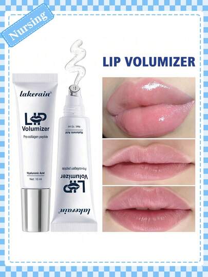 Lakerain玻尿酸丰唇精华油，即刻丰盈滋润双唇，抚平唇纹，滋养唇部精华，唇油，润唇膏，丰唇产品，保湿丰唇精华，丰盈亮泽唇彩