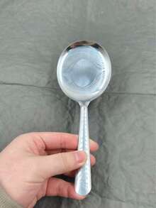 1pc/2pcs Large Stainless Steel Buffet Serving Spoon, Large Serving Ladle, Party Catering Buffet Spoon, Dishwasher , Silver Kitchen Spoon, Restaurant, Hotel, Practical Kitchenware - Multicolor - View 15