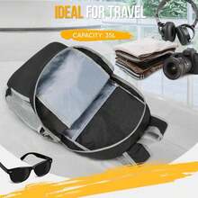 ZOMAKE Lightweight Packable Backpack 35L, Light Foldable Backpacks Water Resistant Collapsible Hiking Bag, Compact Folding Day Pack for Travel Camping(Black) - ColorG - Ver 3