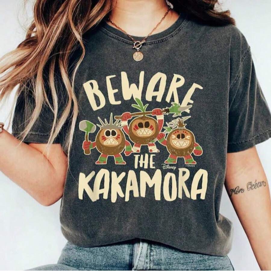 Beware The Kakamora Shirt, Kakamora Coconut Pirate T-Shirt,  Tee, Animal Kingdom, Disneyworld, Disneyland Trip - Black - View 1