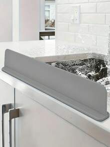 1pc Classic Silicone Splash Guard With Suction Cup, Waterproof For Kitchen And Lab Sink, Durable Material In Multiple Colors, Easy Installation, Prevents Water Splashing To Protect Countertop, Suitable For Home And Professional Use, Soft Silicone Design - Multicolor - View 17