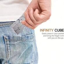Infinity Magic Cube, Magic Cube Toy, Exercise Reaction - 銀器 - 查看 4