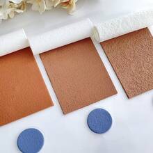 Rodillo de arcilla polimérica con textura de lija, molde de textura suave para arcilla polimérica, adecuado para hacer pendientes, colgantes y kits de joyería - Blanco - Ver 3