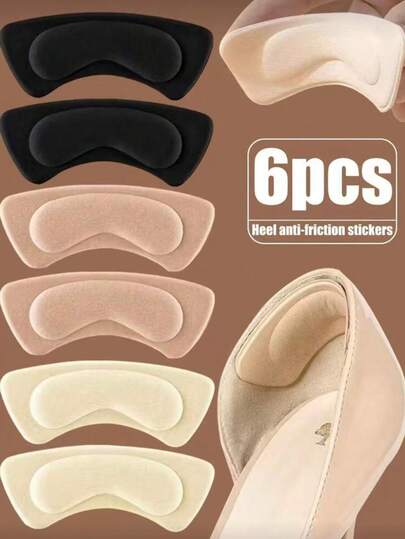 4/6双装加厚鞋垫，防滑减震泡沫内衬，适用于高跟鞋、靴子和正装鞋，全天舒适，耐用材质，防滑设计，优质泡沫，男女通用，适合站立、行走和跑步——圣诞节、万圣节和感恩节的理想礼物