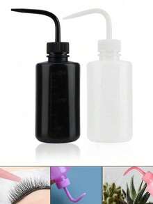 1-2个塑料挤压瓶 - 浇水工具，多肉植物和花卉浇水瓶（带塑料弯嘴），盆栽植物浇水瓶（带尖嘴），纹身清洁瓶 - 彩色 - 查看 6