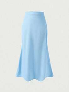 两件套亚麻休闲优雅度假及日常穿着套装，休闲连衣裙，女士休闲装，夏季度假装，优雅女士套装 - 藍色 - 查看 9