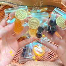 甜蜜水果！迷你蓝莓挤压玩具，终极减压好帮手。释放蓝莓魔力，迷你水果袋挤压玩具，随时随地享受乐趣！礼物之选，适合多动症患者，迷你桌面挤压玩具 - 彩色 - 查看 5