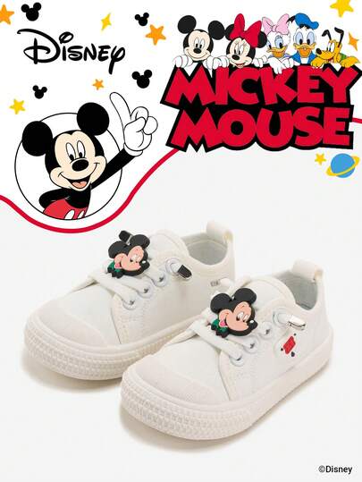  Authorized Collaboration With Mickey Mouse | A Pair Of Disney Children's Sneakers, Suitable For Daily, Festival, Sports, And Outdoor Wear. It Fits The Foot Comfortably, Is Anti-Slip, Wear-Resistant, And Breathable (Boys' Sneakers, Boys' Board Shoes, Children's Sneakers, Girls' Sneakers, Girls' Board Shoes)