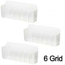 1/3件套免打孔壁挂式粘胶多层储物架，带透明层板 - 重型塑料置物架，适用于浴室、办公室、门窗及墙面收纳 - 节省空间安装 - 彩色 - 查看 9