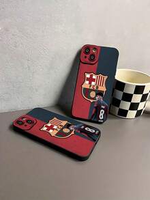 Balón de fútbol rojo azul del FC Barcelona Pedri.funda de teléfono Fundas compatibles con ,Apple,VIVO,OPPO,,, y Honor.Fabricadas en silicona TPU,ofrecen protección contra golpes y caídas. - Negro - Ver 7