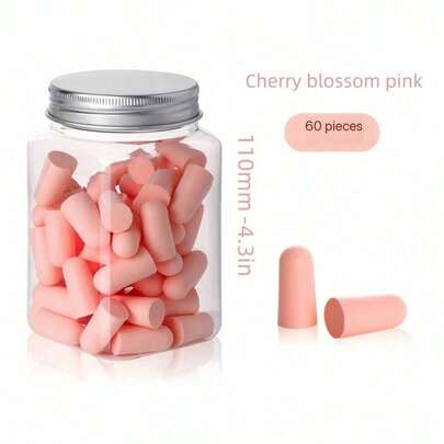 Nút bịt tai chống ồn khi ngủ, thiết kế công thái học, phù hợp cho giấc ngủ, công nghiệp, làm việc, học tập, văn phòng, du lịch, thư giãn, tập trung, yên tĩnh và thoải mái, mềm mại, có thể tái sử dụng, giặt được, không gây dị ứng.