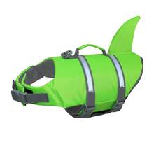 Metglad Áo phao bơi cho thú cưng có dải phản quang - Áo vest có thể điều chỉnh, độ phản quang cao, khả năng nổi tốt, chống rách, phù hợp cho chó nhỏ, vừa và lớn. - màu xanh lá - Xem 18