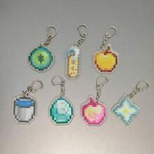 1pc Game-Themed Keychain, Party Favor, Holiday Small Gift (Color May Vary By Region) - Nhiều màu - Xem 1