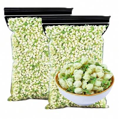 1 Pack (200g/300g) Decorative Dried Jasmine Flowers, Petals, Confetti - Suitable For DIY Crafts, Sachets, Aromatherapy, Home Decor - Fresh Scent For Closets, Kitchens, Shoe Cabinets - Also Applicable For Foot Baths, Body Spa, DIY Projects