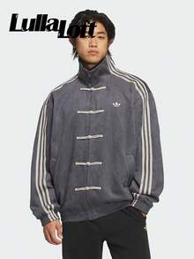 Adidas CTT Chinese Track Top 3.1 Gender Neutral Jacket (Asia Sizing) Dark Grey-Back To School- Mother's Day Gifts-Father's Day Gift –KR0295 - Màu xám đen - Xem 3