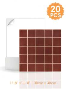 1/10/20 miếng dán tường hình vuông tự dính, tấm ốp tường PVC 3D, decal trang trí tường, trang trí tường phòng khách, ốp tường bếp, phong cách hiện đại phổ biến, trang trí nội thất. - A - Xem 22