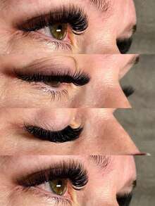 280pcs Eyelash Extension Kit, D Curl - Handmade Eyelash Extension Faux Mink Lashes - Premium D Curl Natural Curly Individual Lash Set - DIY Eyelash Extension - Reusable, Lightweight, Easy To Use, Lash Clusters, Single Lashes, False Eyelashes - View 4