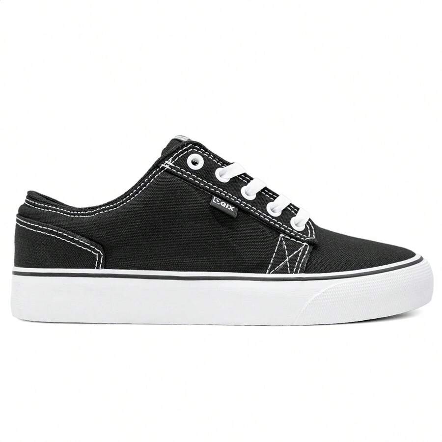 Qix Allan Mesquita Vulcanized Unisex Sneakers | Black And White - 黑色 - 查看 1