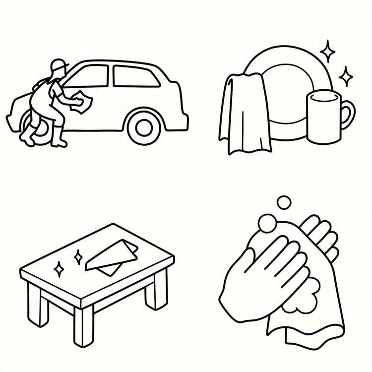 2条春季花卉印花餐巾，家居装饰厨房烹饪烘焙清洁布，超强吸水超细纤维可水洗毛巾，春季厨房卫浴用品，乔迁礼物，40*60厘米 - 彩色 - 查看 8