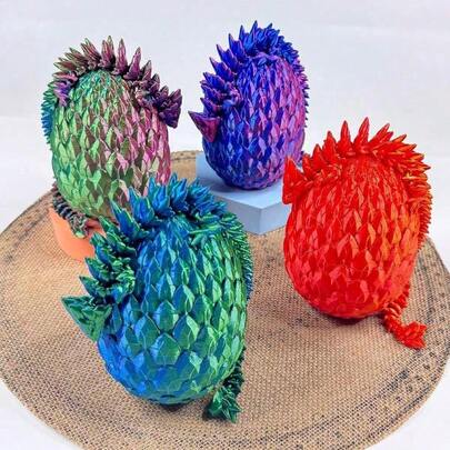 Multi-Piece Dragon Egg Set, Gemstone Dragon Egg Gift Set, Perfect Collectible Gift For Parties, Birthdays, Home Decor, Suitable For Any Occasion