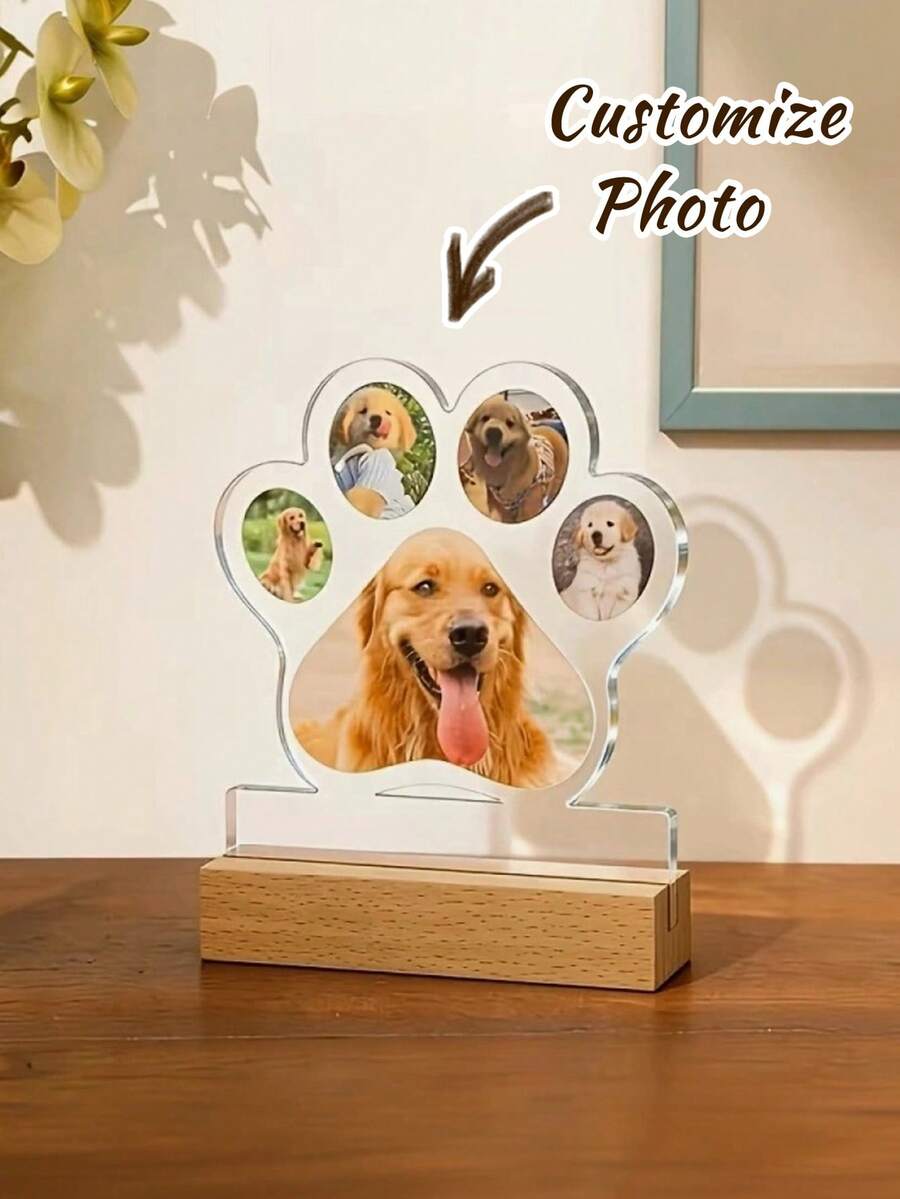 Tấm bảng acrylic tưởng niệm ảnh tùy chỉnh, khung ảnh cá nhân hóa "Kỷ niệm người thân yêu" với chữ và ngày tháng, vật kỷ niệm chia buồn hình hoa ly, quà tặng tưởng niệm tùy chỉnh cho người thân đã khuất, vật trang trí bàn tưởng niệm cho tang lễ và lễ tưởng niệm. - Nhiều màu - Xem 1