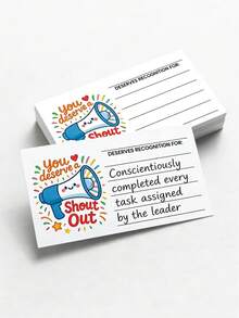 50pcs Motivational Appreciation Cards, Suitable For Teachers, Students And Employees, Thank You And Recognition Cards For Classroom, Office Team Rewards, School Bulletin Boards And Employee Commendation - Loyalty Card - View 6