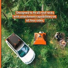 1个15立方英尺防水车顶行李袋，带防滑垫，可折叠车顶行李架，防尘行李袋，通用收纳袋，适用于旅行、户外露营 - A - 查看 12