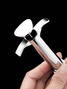 1pc Handmade Creative Mold Shaped Extrusion Tool, Stainless Steel Clay Extruder, Multi-Function Extrusion Clay Extruder, Clay Extruding Gun Press Extrusion Stick For Soft Clay Flower Edge Shaping - Sludge Extruder - View 3