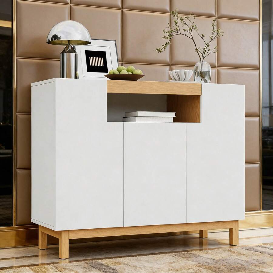 Buffets & Sideboards - White + Particle Board - View 1
