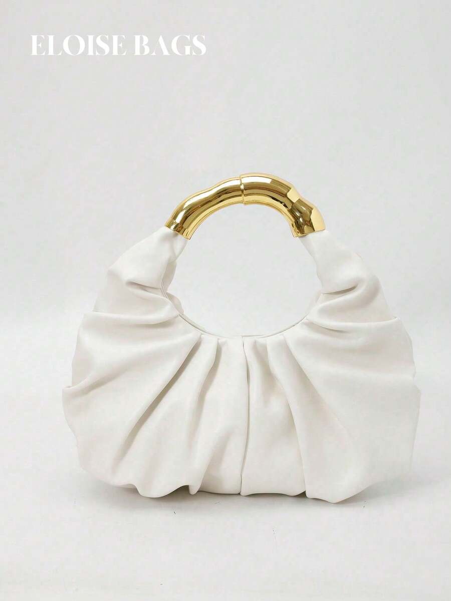 Túi xách mây xếp ly tối giản thời trang, túi đeo vai/nách đa năng