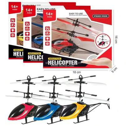 Brinquedos Mini Helicóptero Infantil Voa Mão Sensor