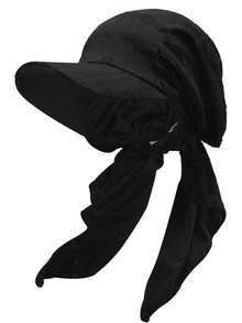 1件欧美新款破洞条纹头巾帽，无檐遮阳帽，轻便多功能头巾帽 - 多色 - 查看 16