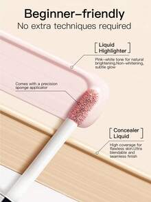 The Saem遮瑕笔，高光提亮，黑眼圈遮瑕，适合干性肌肤 - 薄荷绿 - 6.5克 - 米綠色 - 查看 8