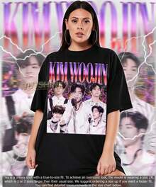 Limited Kim Woojin Vintage-Shirt, Kim Woojin Fan Tees, Kim Woojin Homage Tshirt, Woojin Retro 90s Shirt, Kim Woojin Merch, Kpop Shirt - Kiểu A - Xem 1