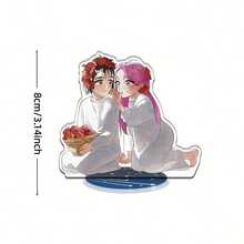 Alien Shaped Anime Style Double-Sided Acrylic Stand, Desktop Decor, High-Definition Printed Pattern - Multicolor - View 6