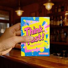 Think Fast! Say It First! Competitive Tabletop Game, Party Card Game, Ice Breaker Card Game, A Buzzer-Style Trivia Challenge, Reflexes Test, Holiday Gift! - View 10