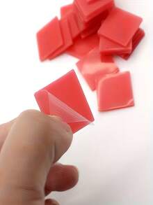 5-100 片粘贴式钻石粘土 2x2 厘米/0.79x0.79 英寸 蜡质钻石画点状钻石粘土 DIY 红粘土钻石刺绣十字绣缝纫粘土美甲工具配件 - 查看 2