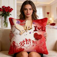 SNA 2026新款结婚情侣十字绣枕套套装,DIY手工刺绣印花5D十字绣枕套图案绘画配件布料DIY工艺刺绣套装十字绣套装钩针编织套装戳绣套装缝纫配件缝纫套装绣线工艺用品绣针缝纫图案钩针工艺用品刺绣套装适合初学者缝纫 - 款式15-需要自己繡 - 查看 2